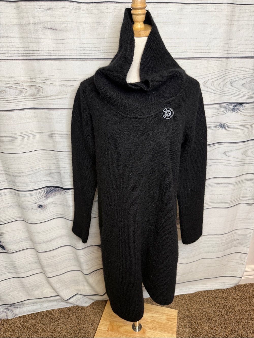 cowl neck black sweater dress Max Studio | Dresses | Max Studio Asymmetrical structured hand